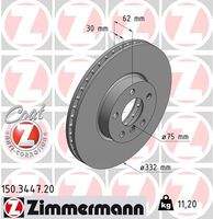 ZIMMERMANN 150344720 Bremsscheibe