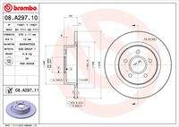 BREMBO 08A29711 Bremsscheibe