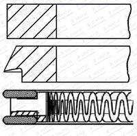 GOETZE ENGINE 0842430000 Kolbenringsatz