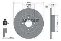 TEXTAR 92175103 Bremsscheibe