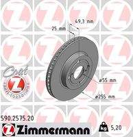 ZIMMERMANN 590257520 Bremsscheibe