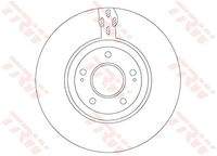 TRW DF7302S Bremsscheibe