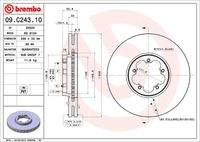 BREMBO 09C24310 Bremsscheibe