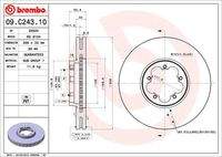 BREMBO 09C24310 Bremsscheibe