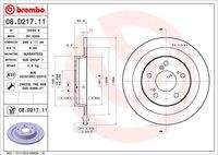 BREMBO 08D21711 Bremsscheibe