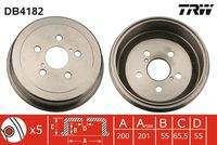 TRW DB4182 Bremstrommel
