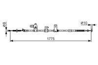 BOSCH 1987482347 Seilzug, Feststellbremse