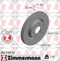 ZIMMERMANN 280318920 Bremsscheibe