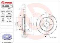 BREMBO 09570810 Bremsscheibe