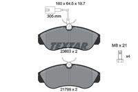 TEXTAR 2360301 Bremsbelagsatz, Scheibenbremse