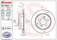 BREMBO 09D56911 Bremsscheibe