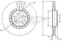 TOMEX Brakes TX7309 Bremsscheibe