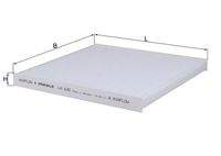 KNECHT LA635 Filter, Innenraumluft
