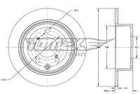 TOMEX Brakes TX7324 Bremsscheibe