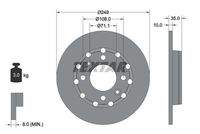TEXTAR 92325803 Bremsscheibe