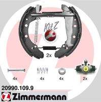 ZIMMERMANN 209901099 Bremsbackensatz