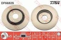 TRW DF6682S Bremsscheibe