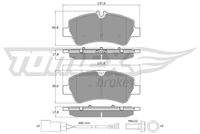 TOMEX Brakes TX16961 Bremsbelagsatz, Scheibenbremse