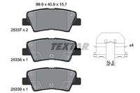 TEXTAR 2533701 Bremsbelagsatz, Scheibenbremse