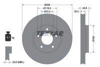 TEXTAR 92116005 Bremsscheibe