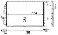 MAHLE AC377001S Kondensator, Klimaanlage