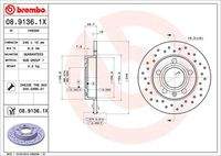BREMBO 0891361X Bremsscheibe