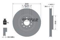 TEXTAR 92315903 Bremsscheibe
