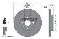 TEXTAR 92115603 Bremsscheibe