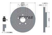 TEXTAR 92315803 Bremsscheibe