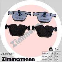 ZIMMERMANN 233099701 Bremsbelagsatz, Scheibenbremse