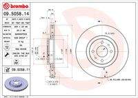 BREMBO 09505811 Bremsscheibe