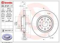 BREMBO 09E12711 Bremsscheibe