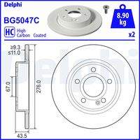 DELPHI BG5047C Bremsscheibe