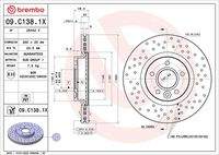 BREMBO 09C1381X Bremsscheibe