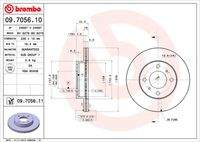 BREMBO 09705611 Bremsscheibe