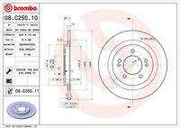 BREMBO 08C25011 Bremsscheibe
