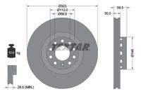 TEXTAR 92122103 Bremsscheibe