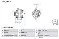 BOSCH 0986047920 Generator