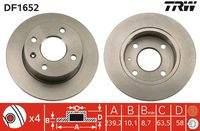 TRW DF1652 Bremsscheibe