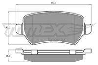 TOMEX Brakes TX12971 Bremsbelagsatz, Scheibenbremse