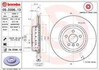 BREMBO 09D09613 Bremsscheibe