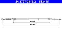 ATE 24372734152 Seilzug, Feststellbremse