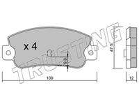 TRUSTING 0650 Bremsbelagsatz, Scheibenbremse