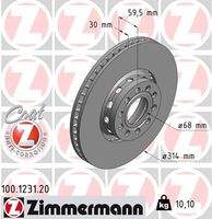 ZIMMERMANN 100123120 Bremsscheibe