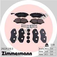 ZIMMERMANN 292292103 Bremsbelagsatz, Scheibenbremse