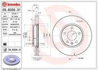 BREMBO 09B35631 Bremsscheibe