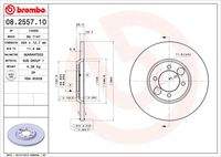 BREMBO 08255710 Bremsscheibe