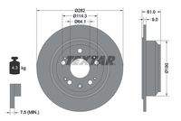 TEXTAR 92165803 Bremsscheibe