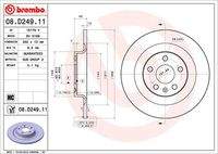 BREMBO 08D24911 Bremsscheibe