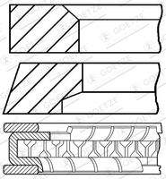 GOETZE ENGINE 0843370000 Kolbenringsatz